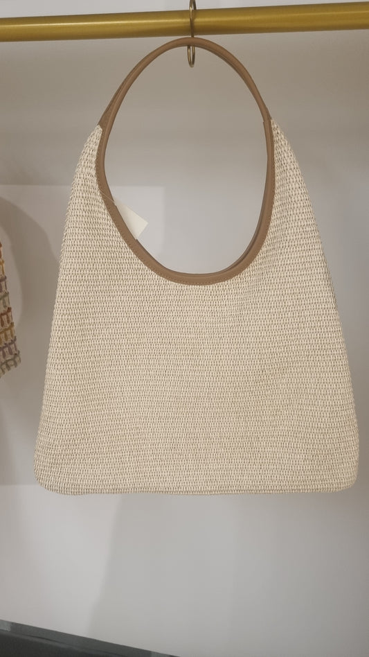 Chic Braune Hobo Strandtasche