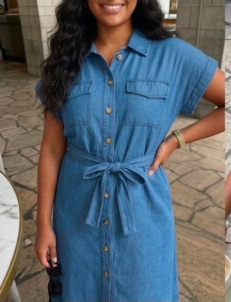 Talbots Jeanshemdkleid