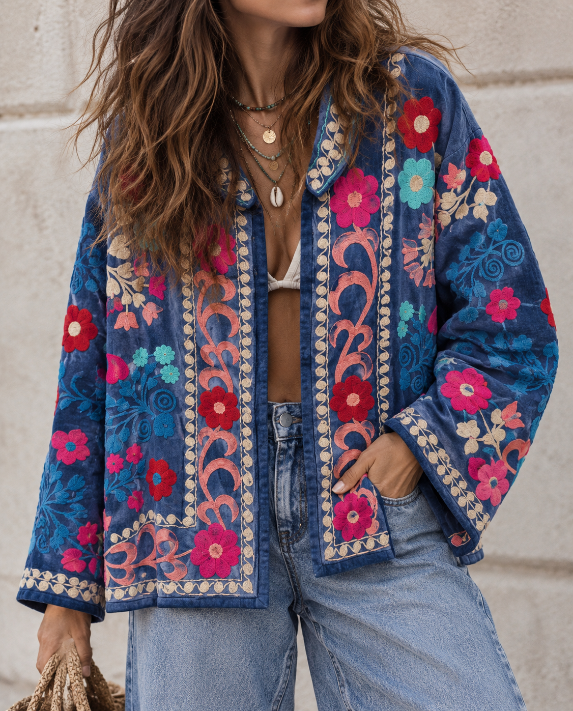 Boho Chic Jacke Indisch