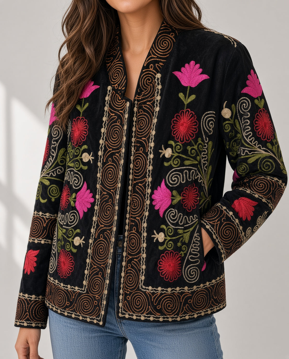 Boho Chic Jacke Indisch