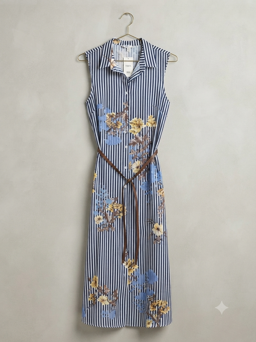 Kleid Blumen Musterung