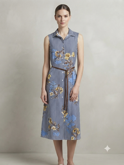 Kleid Blumen Musterung