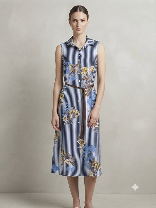 Kleid Blumen Musterung