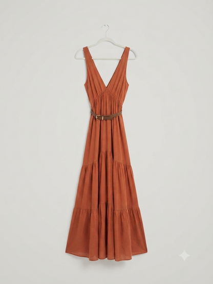 Kleid mit Gurt