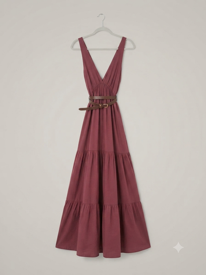 Kleid mit Gurt