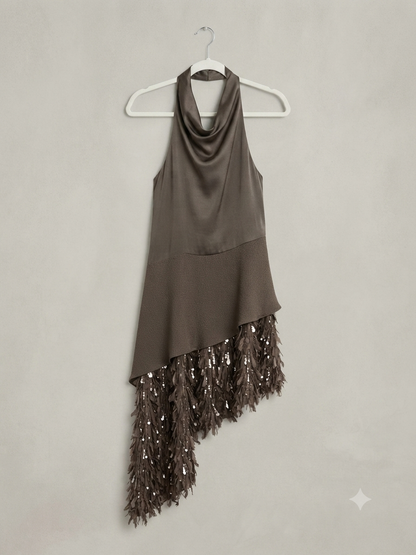 Kleid mit Glitzer