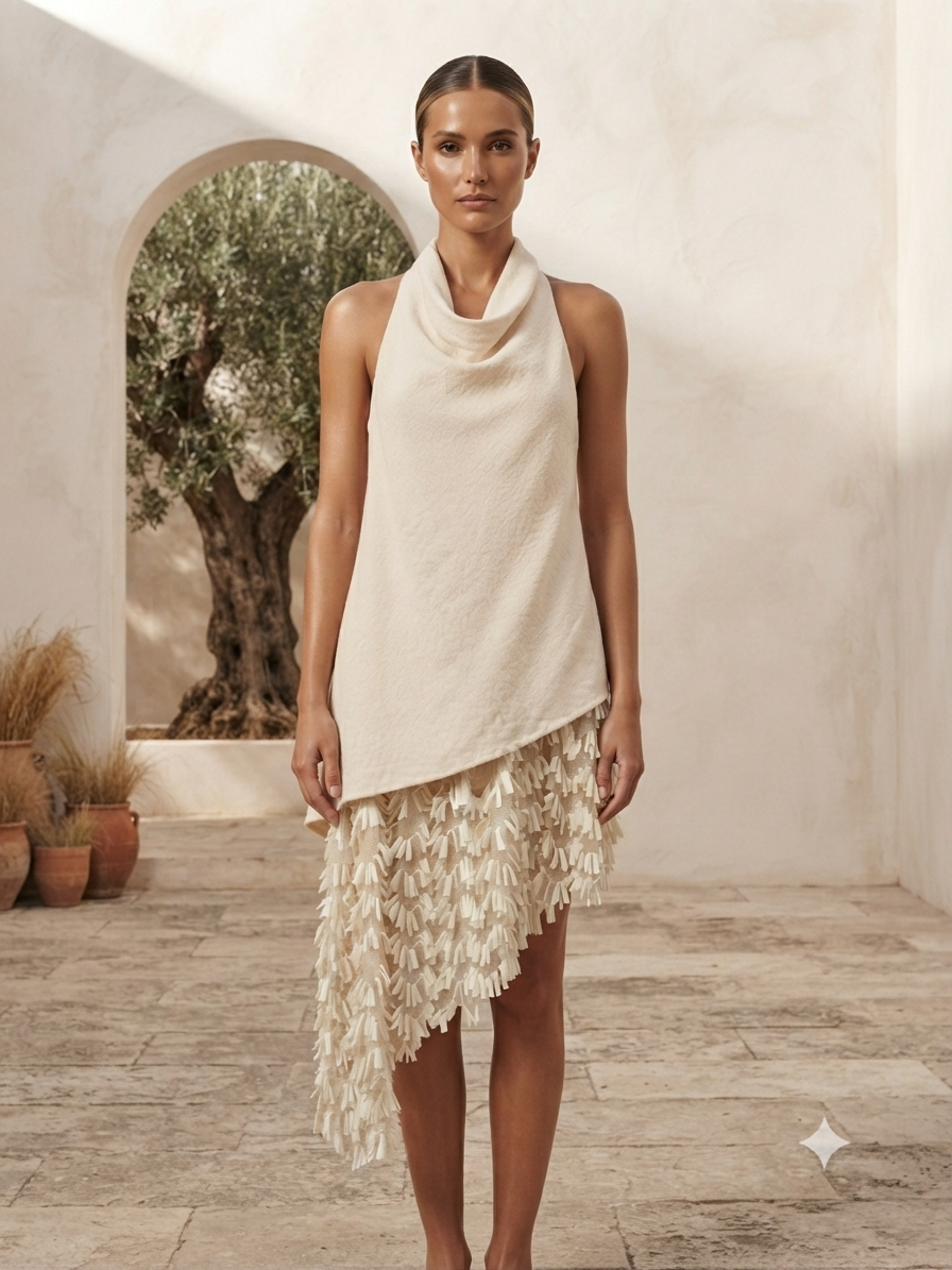Kleid mit Glitzer
