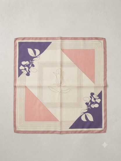 Schal / Foulard Seiden Optik