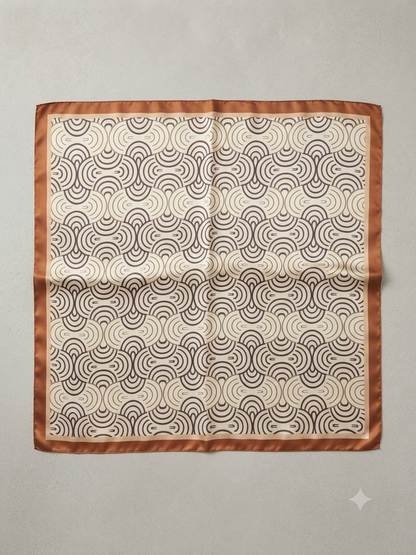 Schal / Foulard Seiden Optik