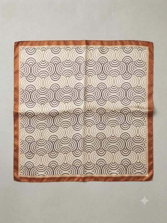 Schal / Foulard Seiden Optik