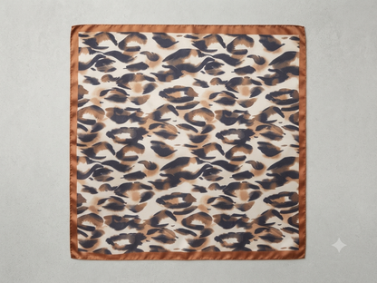Schal/ Foulard Satin Optik Leo