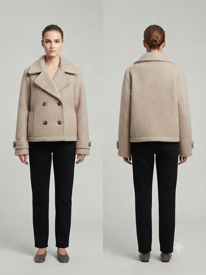 Flauschige Jacke