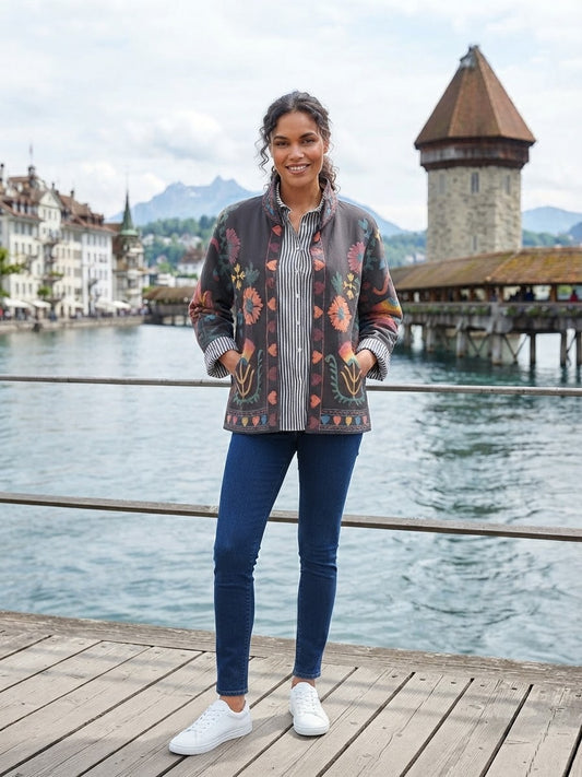 Indische Boho Chic Jacke