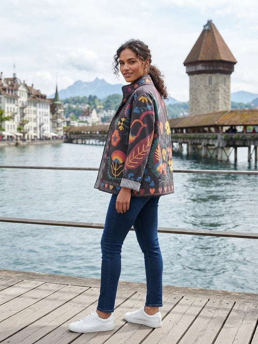 Indische Boho Chic Jacke