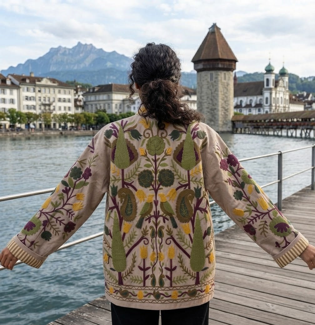 Indische Boho Chic Jacke