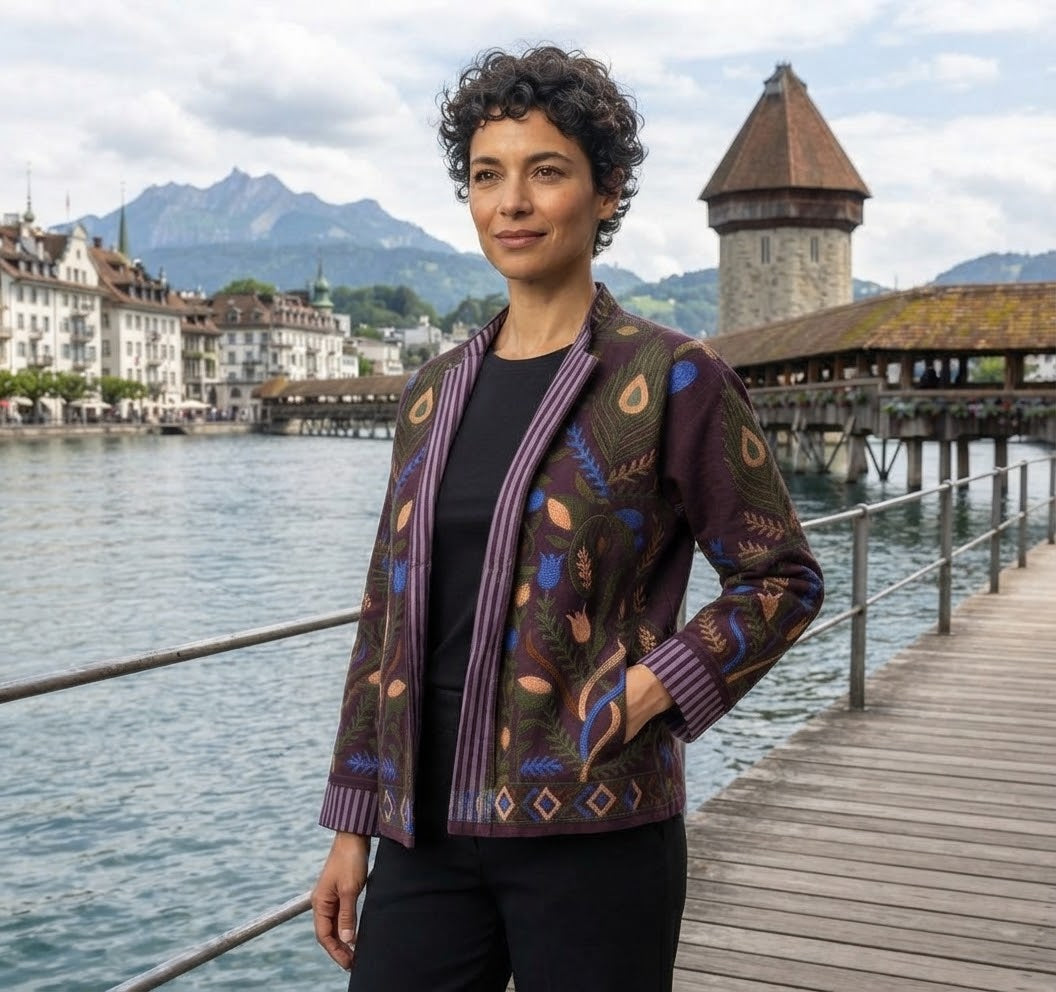 Indische Boho Chic Jacke