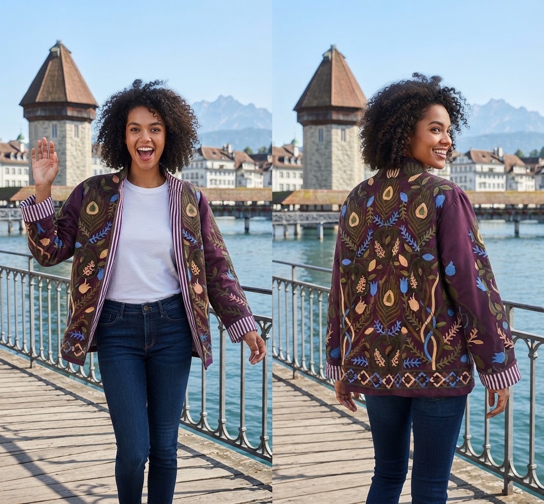 Indische Boho Chic Jacke