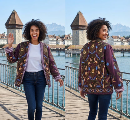 Indische Boho Chic Jacke