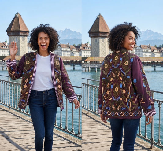 Indische Boho Chic Jacke