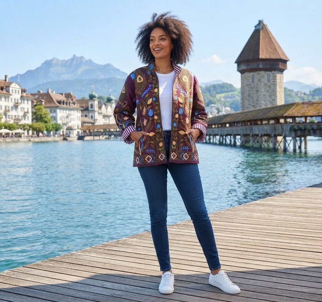 Indische Boho Chic Jacke