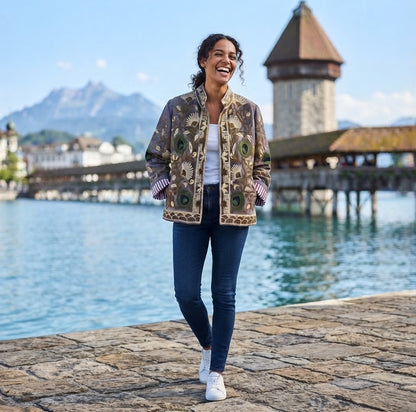 indische Boho Chic Jacke
