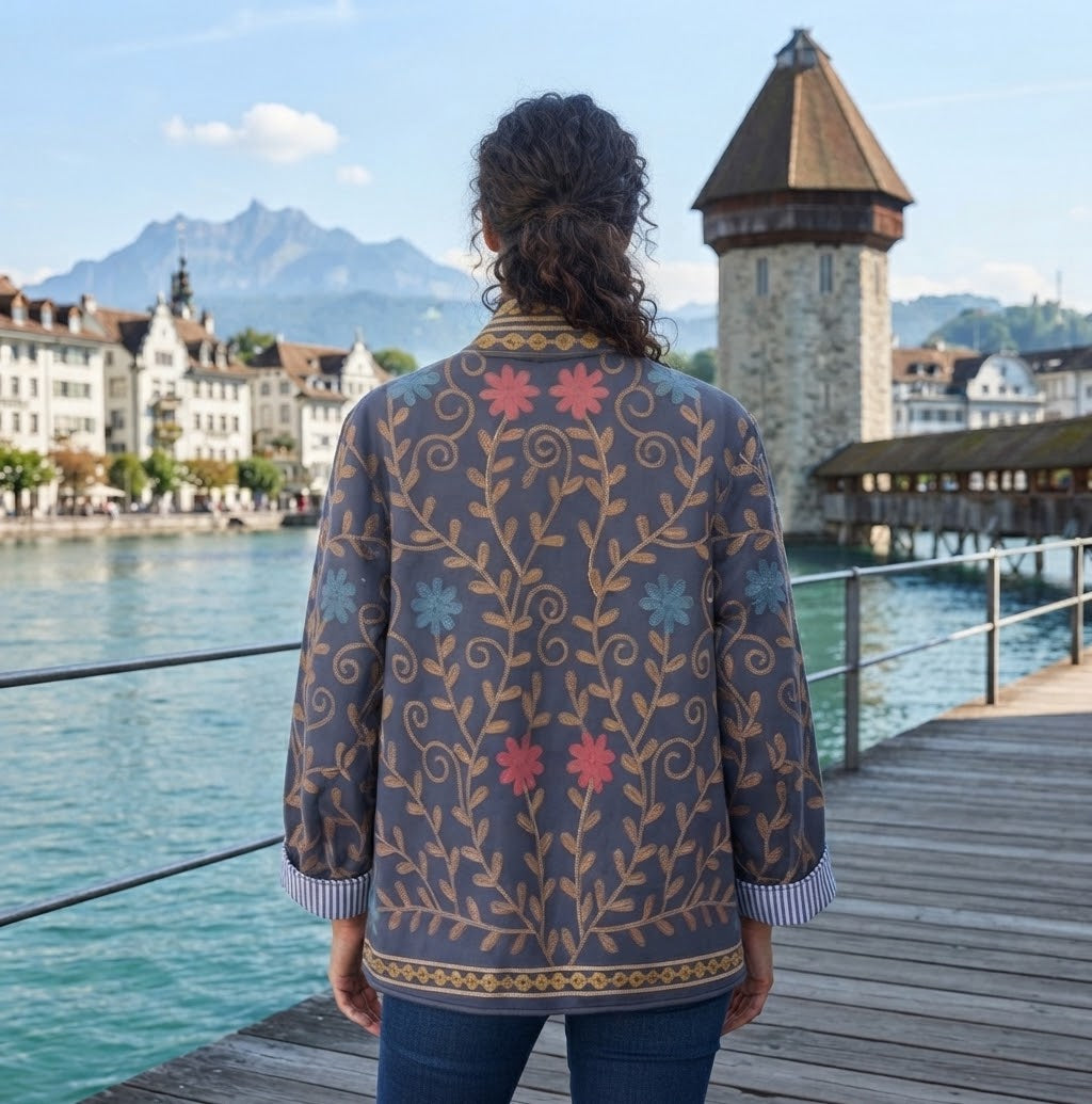 Indische Boho Chic Jacke