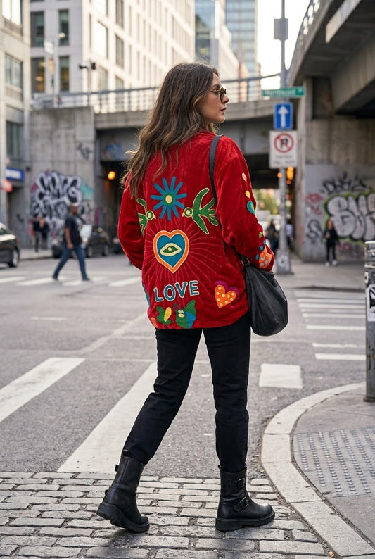 Boho Chic Jacke Indisch