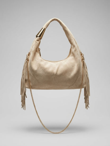 Wildleder-Boho Tasche