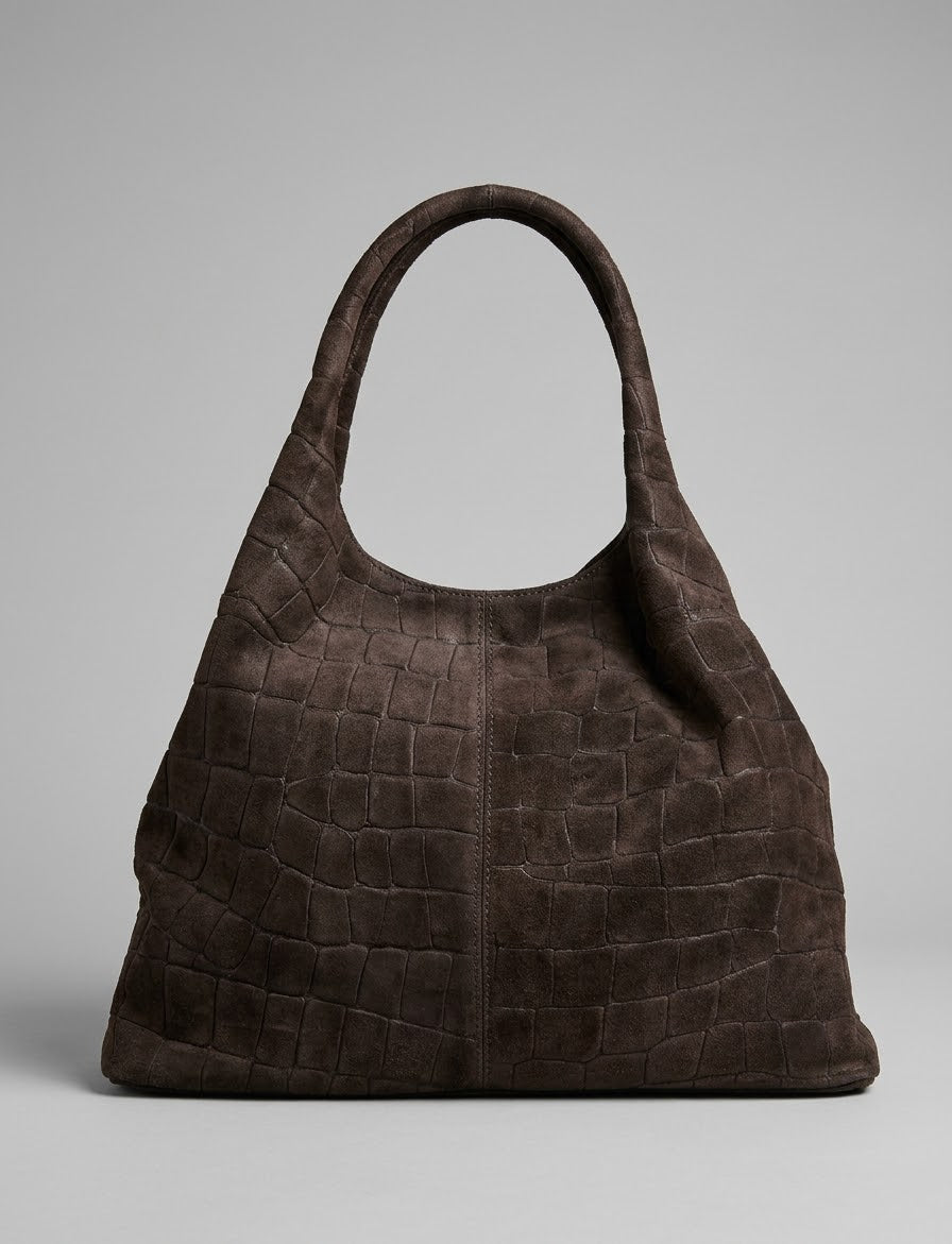 Crock Tasche Braun Leder