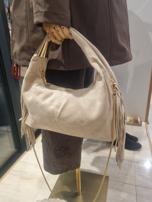 Wildleder-Boho Tasche