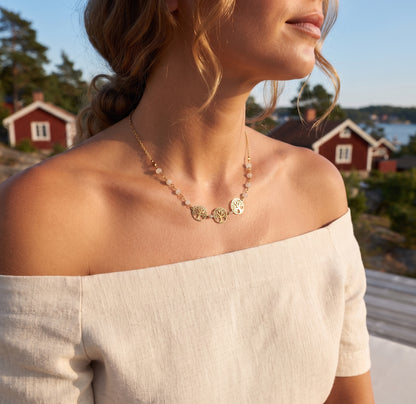 Amara Halskette – Wasserfeste Infinity Kette vergoldet
