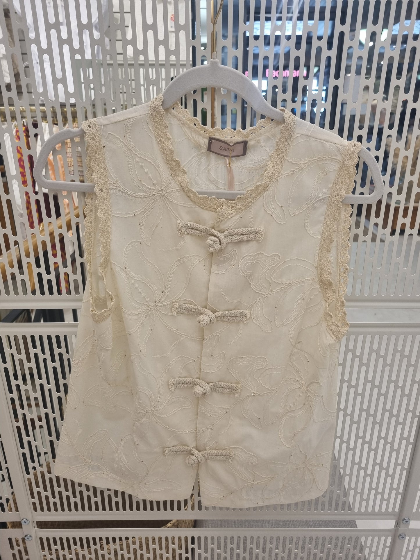 Gilet Glitter Gold