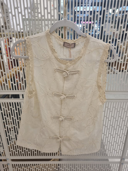 Gilet Glitter Gold