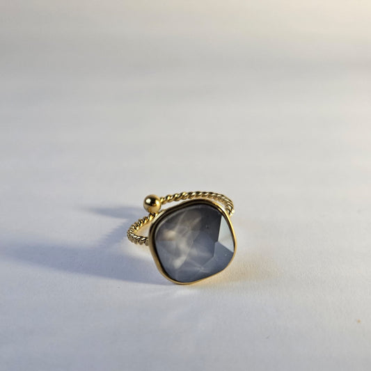 Gris Marino Ring Gold