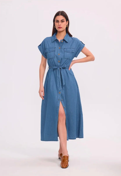 Talbots Jeanshemdkleid