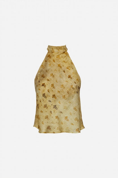 Halter-Neck Wide-Leg Dreiteiliges Sommeroutfit