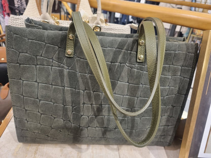 Crock Style Leder Tasche